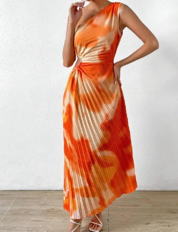 Rochie lunga SHEIN, portocaliu
