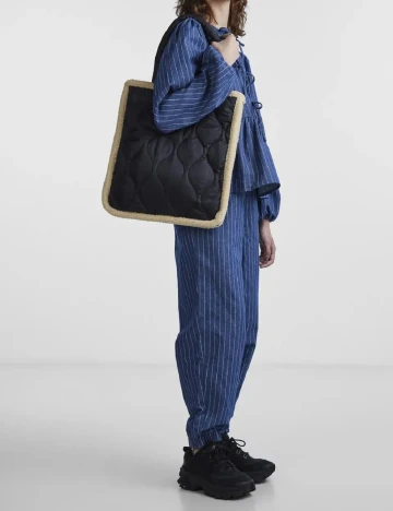 Pantaloni Pieces, albastru
