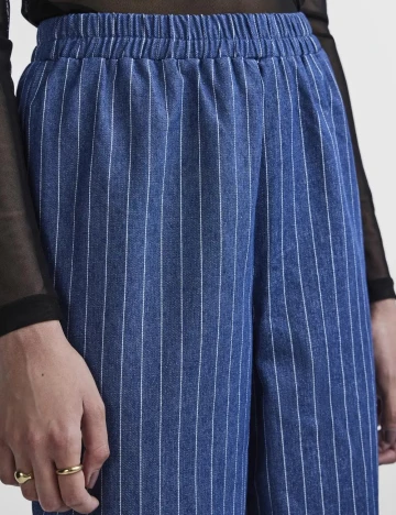 Pantaloni Pieces, albastru