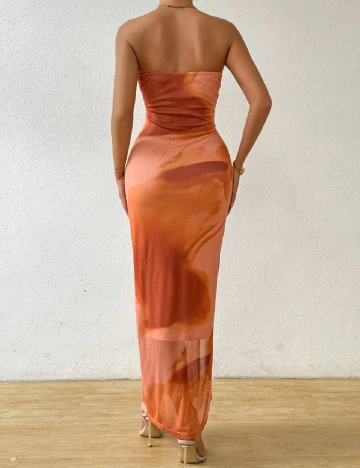 Rochie lunga SHEIN, portocaliu