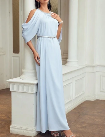 Rochie lunga MOTF, bleu
