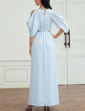 Rochie lunga MOTF, bleu