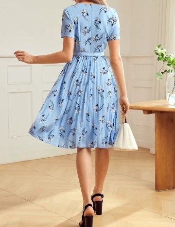 Rochie medie MOTF, albastru