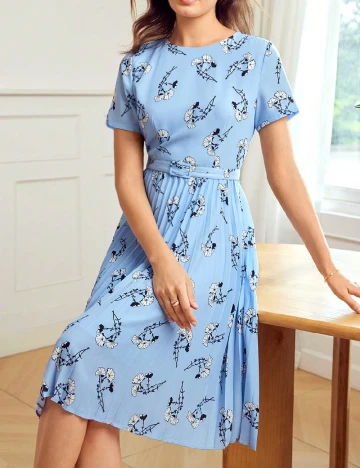 Rochie medie MOTF, albastru