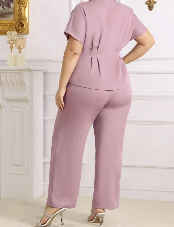 Compleu SHEIN CURVE, roz