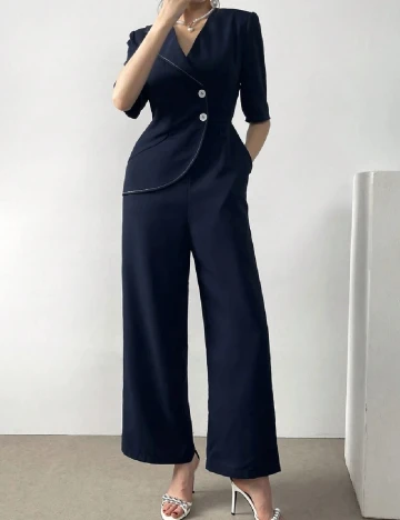 Salopeta SHEIN, bleumarin