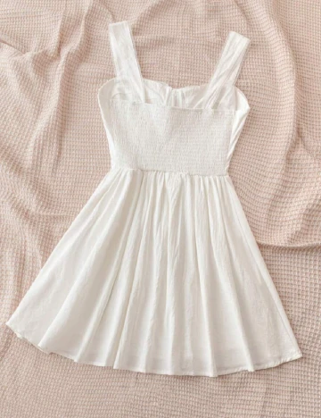 Rochie scurta SHEIN, alb
