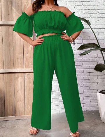 Compleu SHEIN CURVE, verde