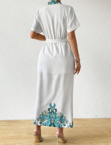 Rochie medie SHEIN, alb