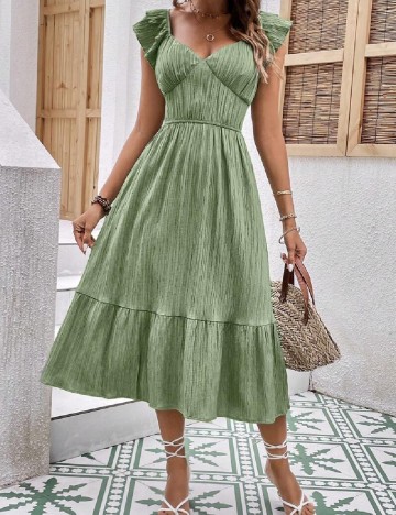 Rochie medie SHEIN, verde