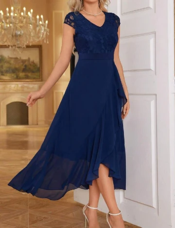 Rochie medie SHEIN, bleumarin