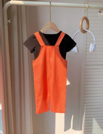 Compleu Shein Kids, portocaliu