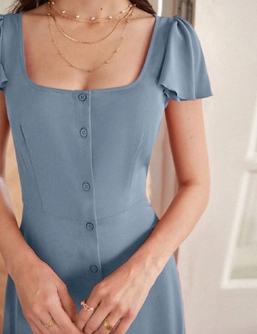 Rochie medie SHEIN, albastru