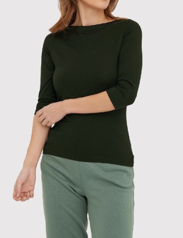 
						Bluza Vero Moda, verde inchis