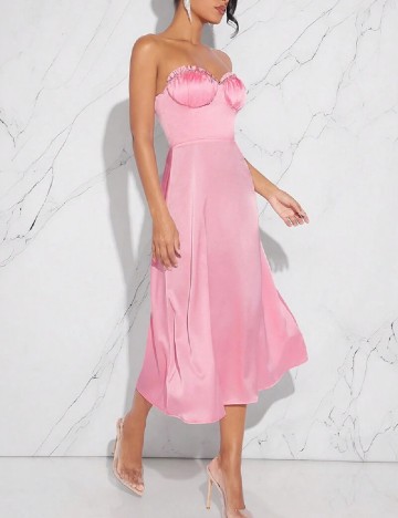 Rochie medie SHEIN, roz