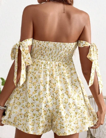 Salopeta SHEIN Maternity, floral print