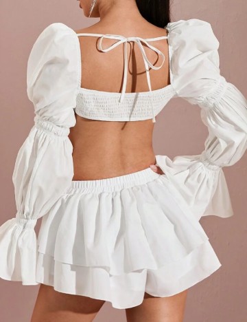 Top SHEIN, alb