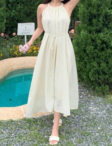 
						Rochie medie Dazy, crem