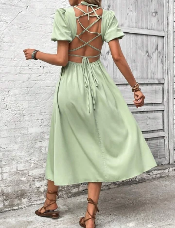 Rochie medie SHEIN, verde