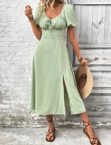 Rochie medie SHEIN, verde