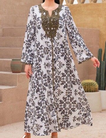 
						Rochie lunga SHEIN, alb