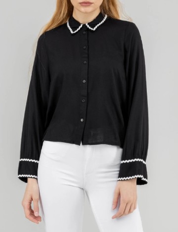 
						Camasa Vero Moda, negru