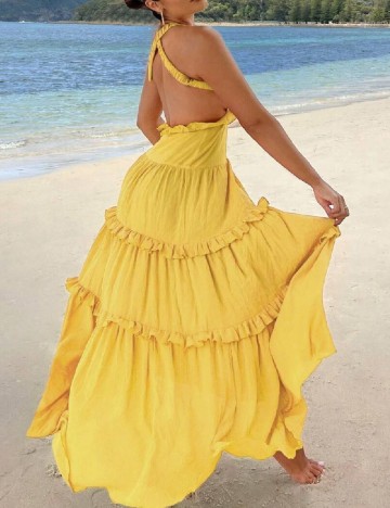 Rochie lunga SHEIN, galben