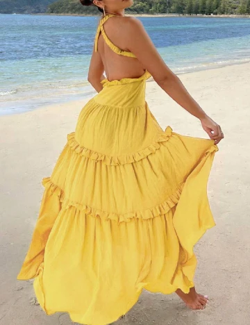 Rochie lunga SHEIN, galben