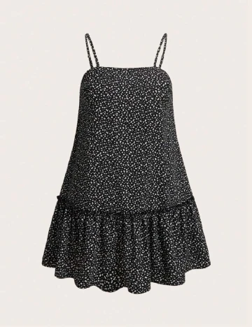 Rochie scurta SHEIN CURVE, negru