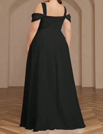 Rochie lunga SHEIN CURVE, negru