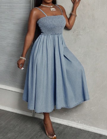 Rochie lunga SHEIN, albastru