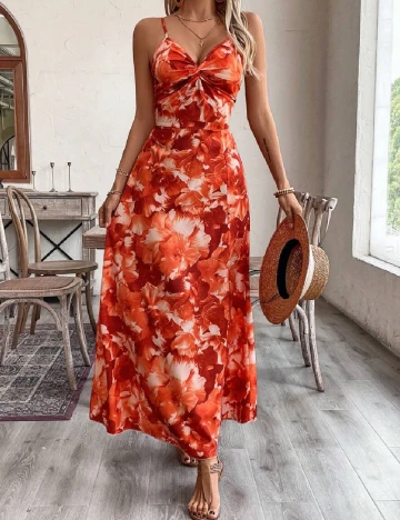 Rochie lunga SHEIN, portocaliu