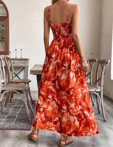 Rochie lunga SHEIN, portocaliu