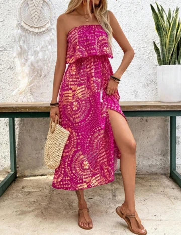 Rochie medie SHEIN, roz