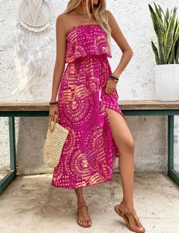 Rochie medie SHEIN, roz