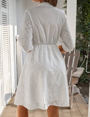 Rochie scurta SHEIN, alb