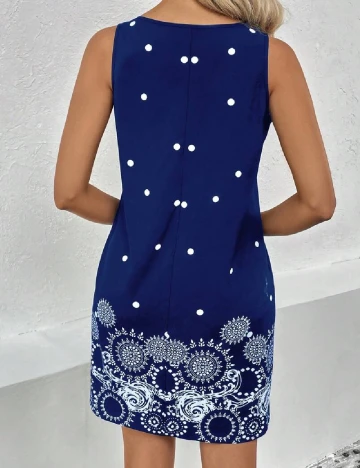 Rochie scurta Emery Rose, albastru Albastru