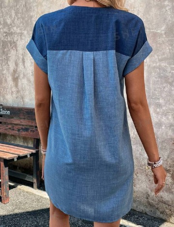 Rochie scurta SHEIN, albastru