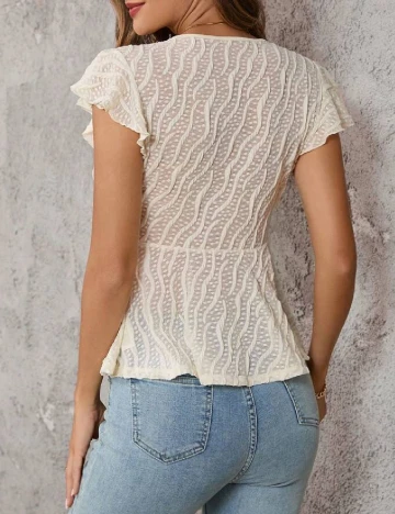 Bluza SHEIN, crem Crem