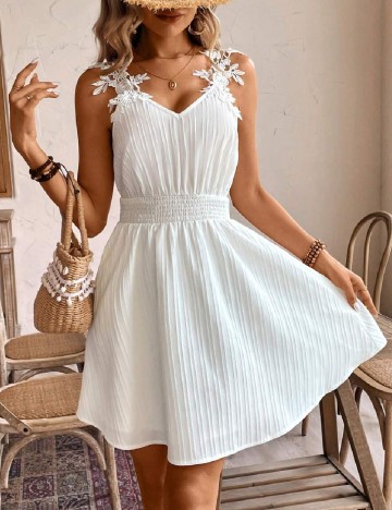 Rochie scurta SHEIN, alb