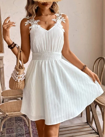 Rochie scurta SHEIN, alb