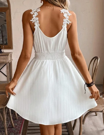 Rochie scurta SHEIN, alb
