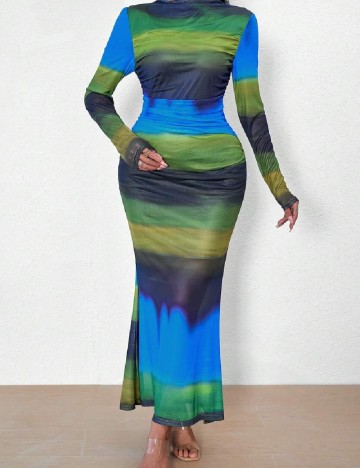 
						Rochie lunga SHEIN, mix culori