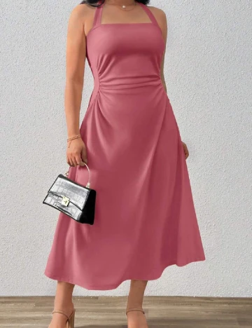 Rochie medie SHEIN CURVE, roz