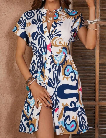 Rochie scurta SHEIN, mix culori