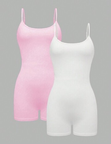 Set salopete 2 bucati SHEIN, mix culori