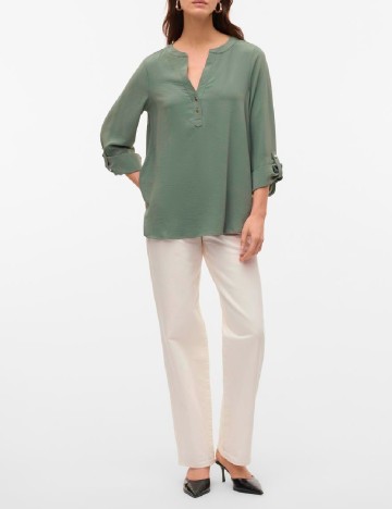 
						Camasa Oversize Vero Moda, verde