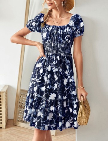 Rochie scurta SHEIN, bleumarin