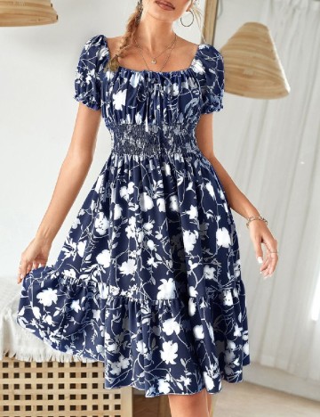Rochie scurta SHEIN, bleumarin