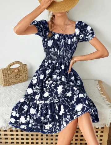 Rochie scurta SHEIN, bleumarin